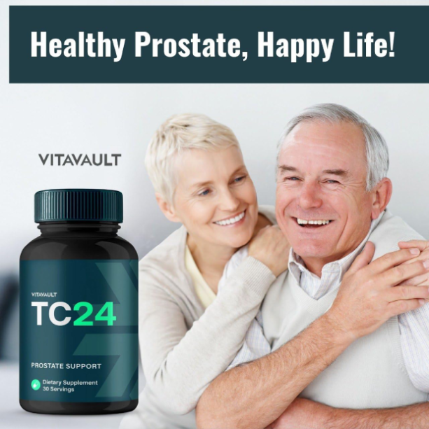 man over 40 experiencing prostate relief and better sleep after using supplement